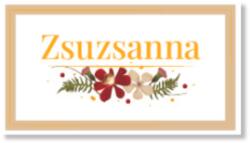 Personal Esküvői névtábla - Virágos rét Válasszon mennyiséget: 11 db - 30 db