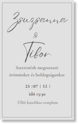 Personal Értesítő - Elegant Válasszon mennyiséget: 1 db - 10 db