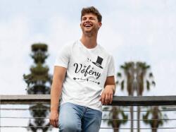 Personal Férfi póló - Vőfény kalap Szín: Fehér, Méret - felnőtt: XL