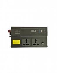 Alemarauto Invertor premium cu afisaj 12V-220V 1000W USB , priza (ALM 210923-12)