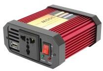 Alemarauto Invertor tensiune de la 12V la 220V 300W cu protectie + USB (ALM 040723-4)