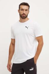 PUMA t-shirt fehér, férfi, nyomott mintás, 586726 - fehér M