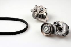 HEPU Pompa apa + Set curea transmisie cu caneluri HEPU PK03631 (PK03631) - automobilus