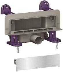KESSEL Rigola dus Kessel Scada incastrata in perete cu LED RGB, H67 mm, capac inox (48003.44m)