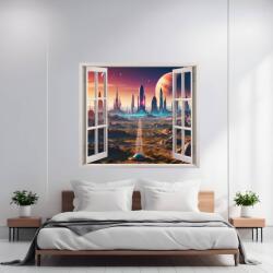 AVEX Folie imprimata color pentru decor perete locuinta, dimensiune 125 x 110cm, model: VIEW TO HAVEN 03
