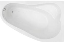 Belform Cada baie pe colt semirotunda asimetrica Belform Mistika acril 150x100 cm, stanga (27cb0022)