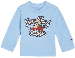 Tommy Hilfiger baba hosszú ujjú nyomott mintás, KN0KN01859 - kék 74