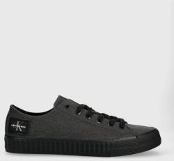 Calvin Klein Jeans sportcipő SKATER VULC LOW LACEUP CS ML DIF fekete, férfi, YM0YM01022 - fekete Férfi 46