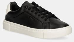 Calvin Klein sportcipő CUPSOLE LACE UP W/ML LTH fekete, HW0HW02201 - fekete Női 36