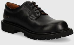 Common Projects bőr félcipő Chunky Derby fekete, férfi, 2451 - fekete Férfi 40