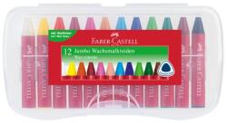 Faber-Castell Creioane cerate 12 culori jumbo Faber-Castell (FC120011)