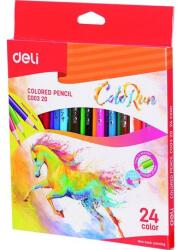 Deli Creioane colorate 24 culori colorun Deli (DLEC00320)