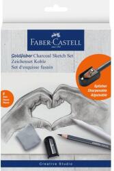 Faber-Castell Set desen carbune 8 buc Faber-Castell (FC114006)