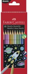 Faber-Castell Creioane colorate metalizate 10 culori Faber-Castell (FC201583)