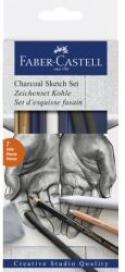 Faber-Castell Set desen carbune Faber-Castell 7 piese (FC114002)