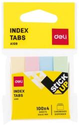 Deli Index adeziv hartie 4 cul 100 f Deli (DLEA10902)