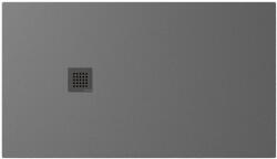 POLYSAN Öntött márványból készült Polysan, TRENECA zuhanytálca 140x80cm méretállítási lehetőséggel, szürke matt, 84304.31 (84304.31)