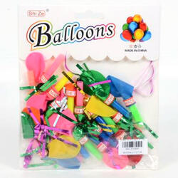 Magic Toys Színes, fényes lufis party szett 20db-os (MKL510845) - jatekshop