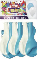 Luna Luna: Party Lufi fehér és kék színben 24db (000088932)