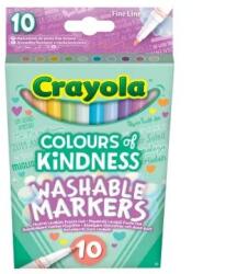 Crayola Crayola: Kedves szavak vékonyhegyű filctoll készlet - 10 db-os