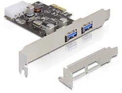 Delock PCI-e Bővítíkártya 2x USB 3.0 port (89243)