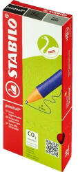STABILO Pointball 10db/csomag piros nyomógombos golyóstoll (6030/40B10)