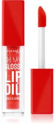 Rimmel Oh My Gloss! Lip Oil ulei pentru buze cu efect de hidratare culoare 004 Vivid Red 4, 5 ml