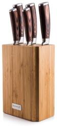 G21 Gourmet Nature 5 db-os késkészlet - bambusz tartóval (6002218) (G21GNAT5)