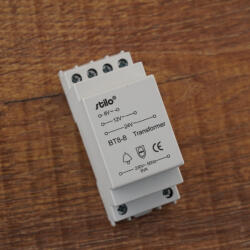 Stilo csengő transzformátor sínre 8-12-24V AC/8VA - STI398 (STI398)