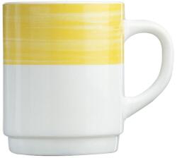 Arcoroc Brush bögre füllel, űrtartalom: 0, 25 liter, sárga