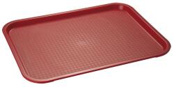 APS Gyorséttermi tálca, piros, magasság: 20 mm, hossz: 410 mm, szélesség: 310 mm