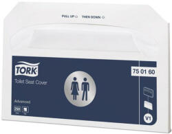 Tork WC ülőke-takaró, V1 rendszer, 1 rétegű, TORK, fehér (KHH364) (750160)