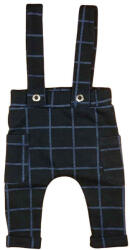 Asti Kockás kisfiú kantáros baba nadrág
