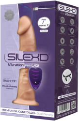 SilexD Model 2. prémium vibrátor, távirányítóval (17, 5 cm - világos bőrszín) - szeresdmagad
