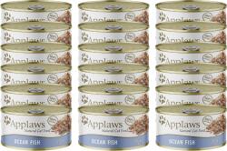 Applaws APPLAWS Óceáni halak húslevesben konzervdobozban 24x70g