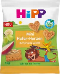 Hipp bio mini zabszívek vaníliás vajas keksz 1 éves kortól 40 g