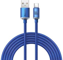 Baseus CAJY000503 Crystal Shine Series Datový Kabel USB - USB-C 100W 2m Blue