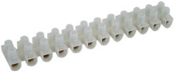 TRACON Flex. S15A-H-L H profil, 12 tag, 10 mm2, 450VAC, 50A, PP 10 db/csomag natúr nyomólemezes sorozatkapocs (S15A-H-L) - haztartasibolt