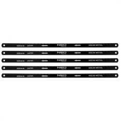 NEO TOOLS FémfűrészLAP készlet 300x12, 5mm 5 db, HSS Bimetal (43-355)