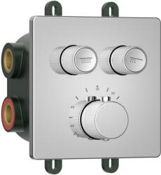 SAPHO Iconic Smartselect falba süllyesztett termosztatikus csaptelep, 2-irányú, króm RP042 (RP042)