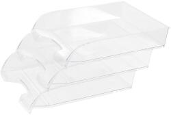 BLUERING Irattálca műanyag 550 extra széles 345x270x67mm, Bluering®, víztiszta - nyomtassingyen