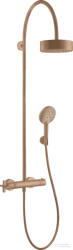 Hansgrohe AXOR CITTERIO Showerpipe termosztátos zuhanyrendszer, szálcsiszolt vörös arany hatású 39670310 (39670310)