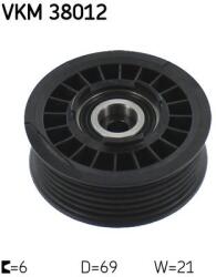 SKF Szíjtárcsa/vezetőgörgő, hosszbordás szíj SKF VKM 38012 (VKM 38012)
