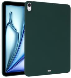  RUBBER Husă de protecție pentru Apple iPad Air 11 2026 / 2025 / 2024 verde închis