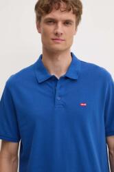 Levi's pamut póló sima - kék XL
