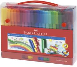 Faber-Castell Carioci 60 culori Faber-Castell cu conectori cadou (FC155560)