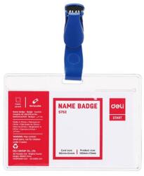 DELI Ecuson orizontal cu clips 90 x 54 mm Deli (DLE5752)