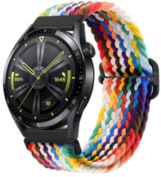 BSTRAP Elastic Nylon szíj Garmin Vivoactive 5, rainbow