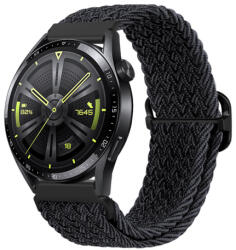 BSTRAP Braid Nylon szíj Garmin Vivoactive 5, black
