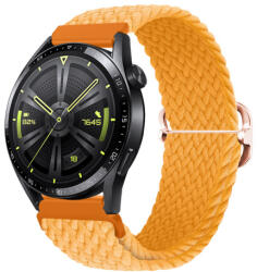 BSTRAP Elastic Nylon szíj Garmin Vivoactive 5, orange